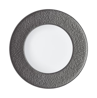 Raynaud, Minéral irisé Dark Grey, Dessert plate