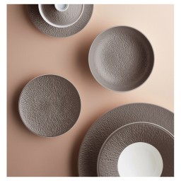 Raynaud, Minéral irisé Dark Grey, Dessert plate