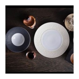 Raynaud, Minéral irisé Dark Grey, Dessert plate