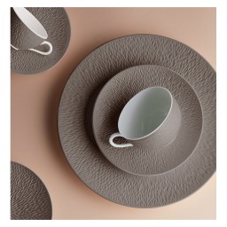 Raynaud, Minéral irisé Dark Grey, Coupe plate deep