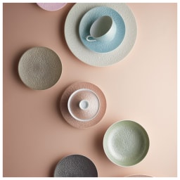 Raynaud, Minéral irisé Dark Grey, Oval platter