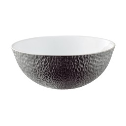 Raynaud, Minéral irisé Dark Grey, Calabash shaped salad bowl