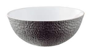 Raynaud, Minéral irisé Dark Grey, Calabash shaped salad bowl