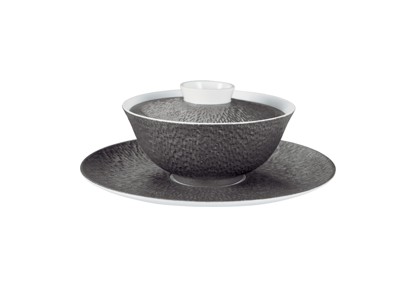 Raynaud, Minéral irisé Dark Grey, Chinese bowl lid