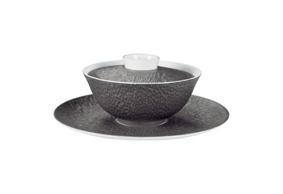 Raynaud, Minéral irisé Dark Grey, Chinese soup bowl