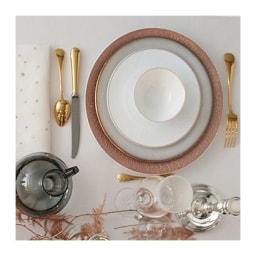 Raynaud, Minéral irisé Nacre, Oval platter