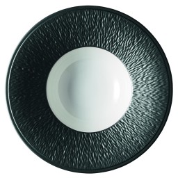 Raynaud, Minéral irisé Black, Deep plate with rim