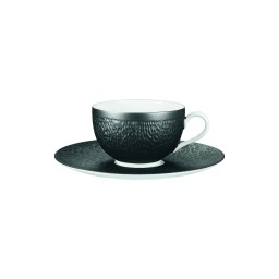 Raynaud, Minéral irisé Black, Tea extra or chinese soup bowl saucer