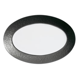 Raynaud, Minéral irisé Black, Oval platter