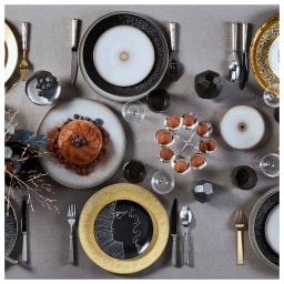 Raynaud, Minéral irisé Black, Oval platter