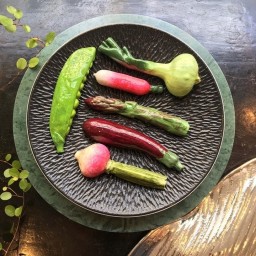 Raynaud, Minéral irisé Black, Conical salad bowl