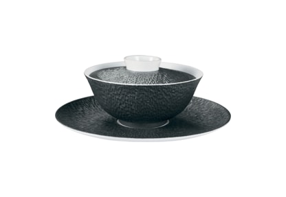 Raynaud, Minéral irisé Black, Chinese bowl lid