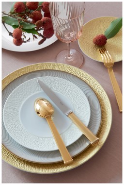 Raynaud, Minéral irisé Pearl Grey, Dessert plate