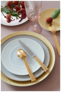 Raynaud, Minéral irisé Pearl Grey, Dessert plate