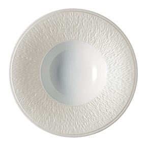 Raynaud, Minéral irisé Pearl Grey, Deep plate with rim