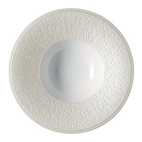 Raynaud, Minéral irisé Pearl Grey, Deep plate with rim