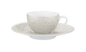 Raynaud, Minéral irisé Pearl Grey, Moka saucer