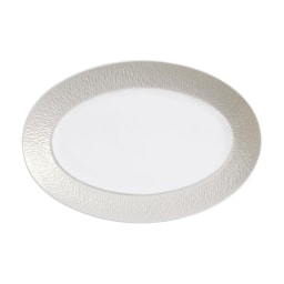 Raynaud, Minéral irisé Pearl Grey, Oval platter