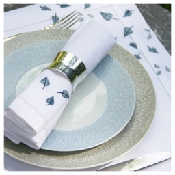 Raynaud, Minéral irisé Pearl Grey, Oval platter