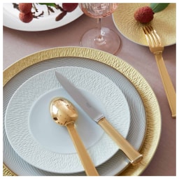 Raynaud, Minéral irisé Pearl Grey, Oval platter