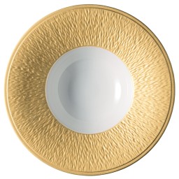 Raynaud, Minéral gold, Deep plate with rim