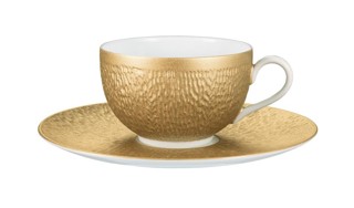 Raynaud, Minéral gold, Tea extra or chinese soup bowl saucer