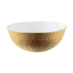 Raynaud, Minéral gold, Calabash shaped salad bowl