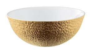 Raynaud, Minéral gold, Calabash shaped salad bowl