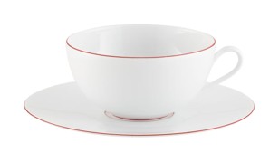 Raynaud, Monceau Red, Breakfast saucer