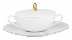 Raynaud, Monceau Gold, Cream soup saucer