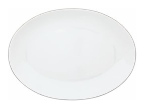 Raynaud, Monceau Platinum, Oval platter, medium