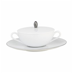 Raynaud, Monceau Platinum, Cream soup saucer