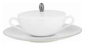 Raynaud, Monceau Platinum, Cream soup saucer