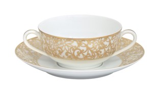 Raynaud, Salamanque Gold, Breakfast or cream soup saucer