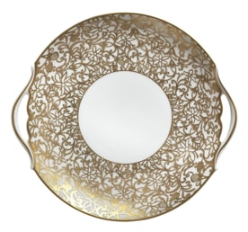 Raynaud, Salamanque Gold, Tart platter with hands
