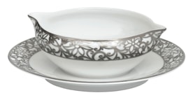 Raynaud, Salamanque Platinum, Sauce boat and stand