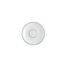 Raynaud, Touraine double filet vert, Coffee saucer
