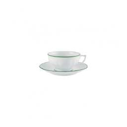 Raynaud, Touraine double filet vert, Breakfast or cream soup saucer