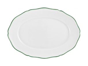Raynaud, Touraine double filet vert, Oval platter