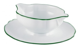 Raynaud, Touraine double filet vert, Sauce boat and stand