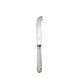 Christofle, Aria cutlery, silver plated with gold ring, Cheese knife