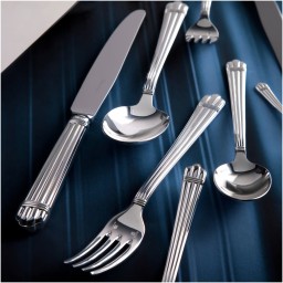 Christofle, Aria cutlery, silver plated, Serving fork