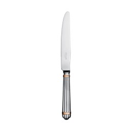 Christofle, Aria cutlery, silver plated with gold ring, Dessert knife