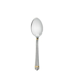 Christofle, Aria cutlery, silver plated with gold ring, Individual sauce spoon