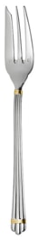 Christofle, Aria cutlery, silver plated with gold ring, Serving fork