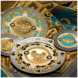 Versace, Prestige Gala Blue, Soup plate