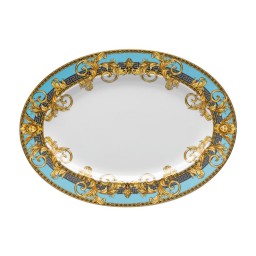 Versace, Prestige Gala Blue, Oval platter medium