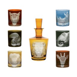 Artel, African Safari double old fashioned, Decanter, lion