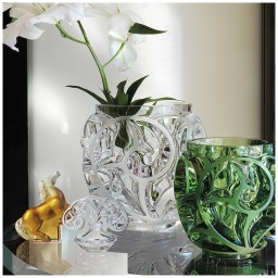 Lalique, Tourbillons vases, Grand vase, clear