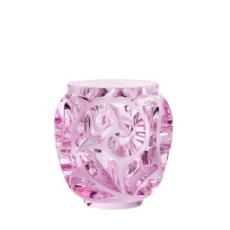 Lalique, Tourbillons vases, Vase, pink luster